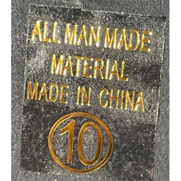 Soda Womens Size 10 Taupe Faux Suede Ankle Booties With Side Zipper & Block Heel - Picture 7 of 8